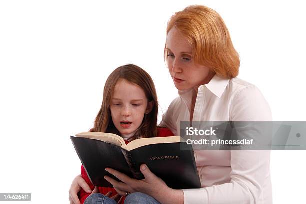 Reading Together Stock Photo - Download Image Now - Bible, Reading, Family