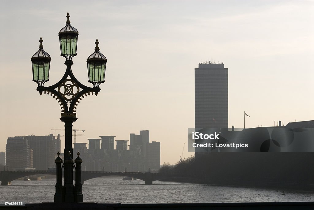 Sillouette Londres. - Foto de stock de Anochecer libre de derechos