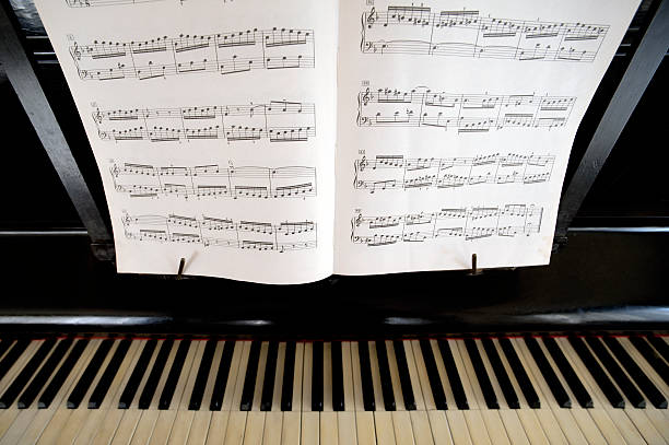 istock Piano and sheet music 174626922