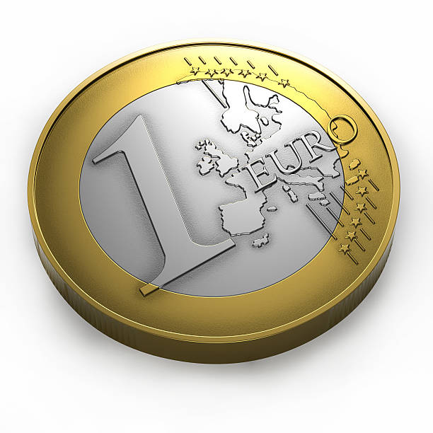 евро монеты - european union coin european union currency coin front view стоковые фото и изображения