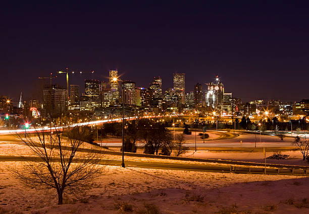 istock Denver Skyline on a Winter Night 174627311