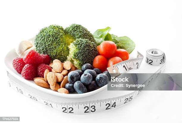 Die Super Food Ernährung Stockfoto und mehr Bilder von Bandmaß - Bandmaß, Gemüse, Obst