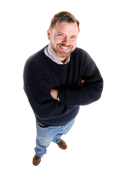 istock Man in casual dress smiling up at camera 174627742