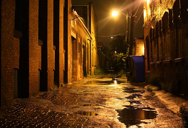 istock Dark gritty atmospheric urban Alley 174627918