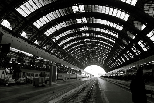 Milano Central Station B&W