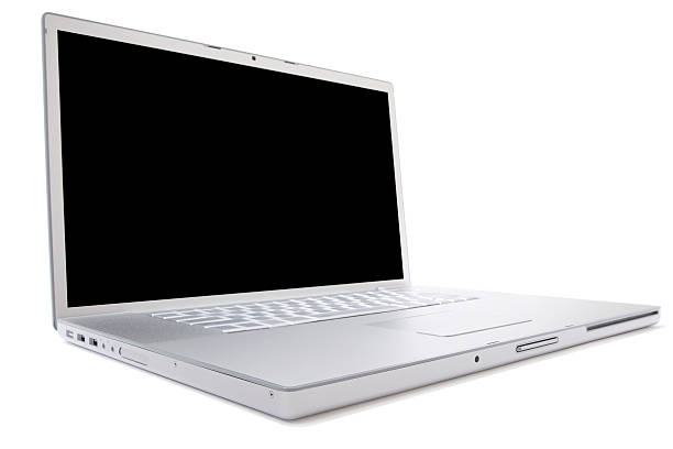 New 17 inch MAC Book Pro laptop computer isolated  white