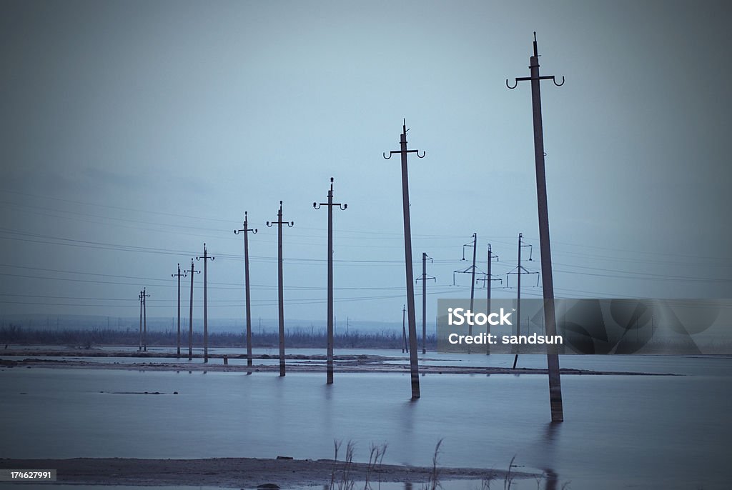 Verlassenen power line - Lizenzfrei Abstrakt Stock-Foto