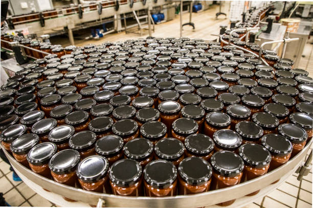 istock Glass jars with different kinds of jam 1746294455