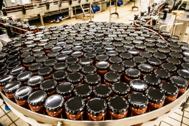 istock Glass jars with different kinds of jam 1746295081