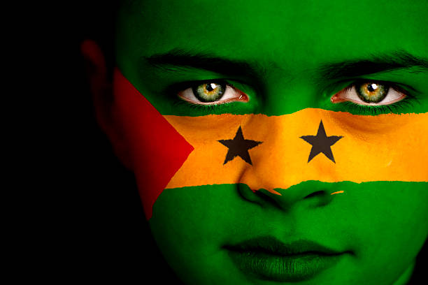 istock Sao Tome and Principe flag boy 174629614