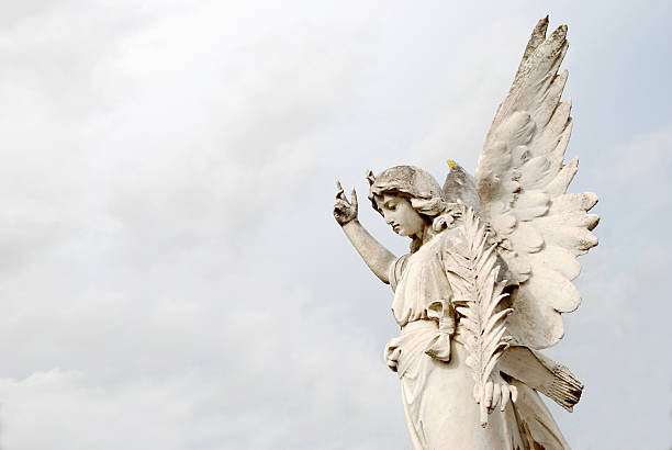 istock Angel with palm branch 174629648