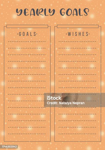 Goal Setting Abstract Creative Goal Planner Template Abstract Background Blank Printable ...