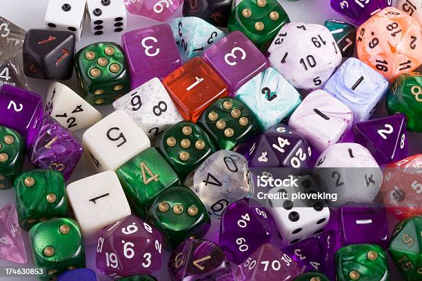 Polyhedral Dice Stock Photo - Download Image Now - Chance, Color Image, Dice