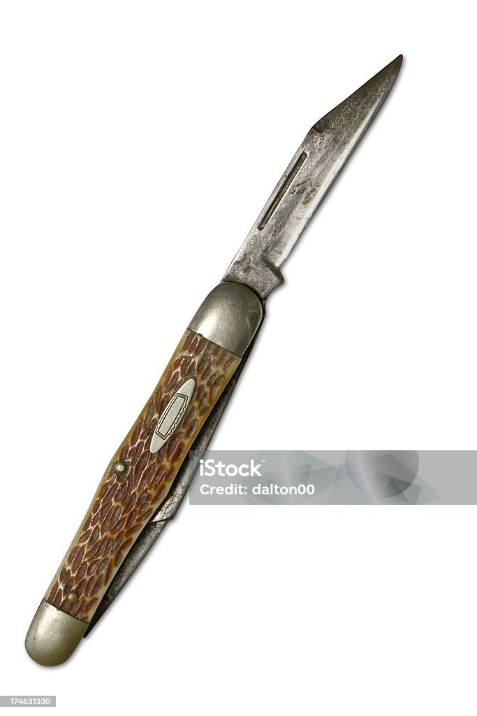 Tasche mit Messer - Lizenzfrei Alt Stock-Foto