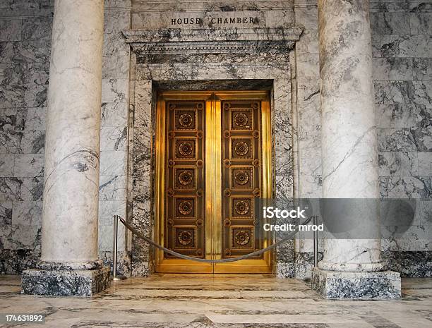 House Of Representatives Chamber Stock Photo - Download Image Now - Indoors, State Capitol Building, Washington State