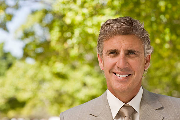 istock Smiling mature businessman 174631950