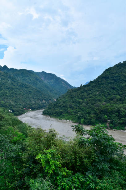 istock Beautiful hills view in rishikesh uttarakhand 1746320929