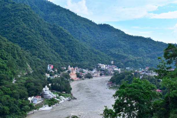 istock Uttarakhand valley view ganga river with mountains 1746320950