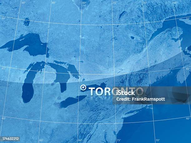 Photo libre de droit de Worldville De Toronto banque d'images et plus d'images libres de droit de Carte - Carte, Image satellite, Ontario - Canada