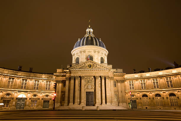 This is a photograph of Hôtel de Ville in  Paris, France on a winter day. The Renaissance Revival style building is the City Hall.