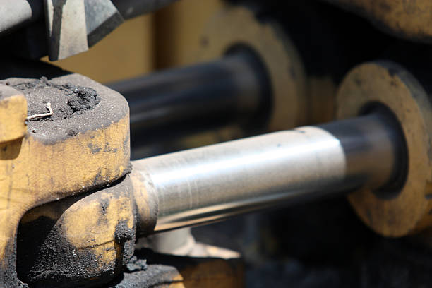 istock Hydrolic Shaft Heavy Equipment 174632802