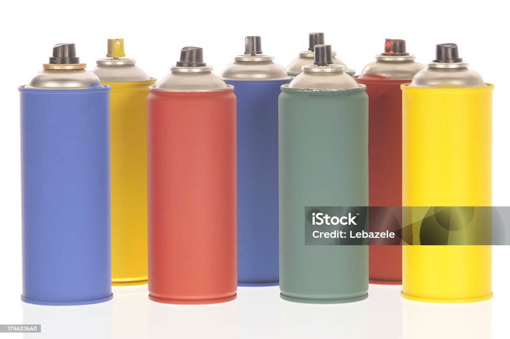 Spray de Tinta latas - Foto de stock de Spray de Tinta royalty-free