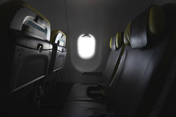 istock airplane seats. travel by air 1746338432