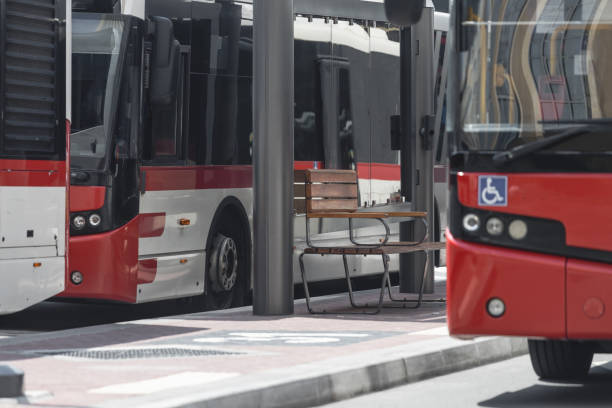 istock Bus at bus stop. Public Transportation. 1746338981