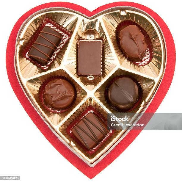 Valentinesdoce - Fotografias de stock e mais imagens de Caixa - Caixa, Chocolate, Quadrado - Composição