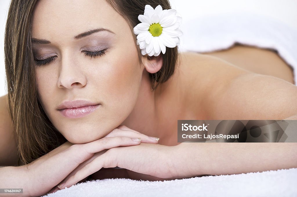 Relax in spa - Foto stock royalty-free di A petto nudo
