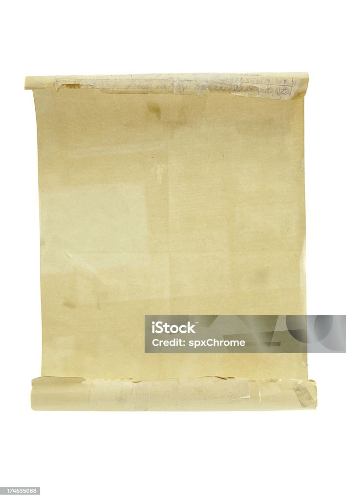 Desloque-em branco carta aberta - Royalty-free Rolo de Papel Foto de stock