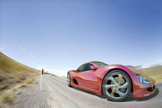 istock Red Sports Car 174635526
