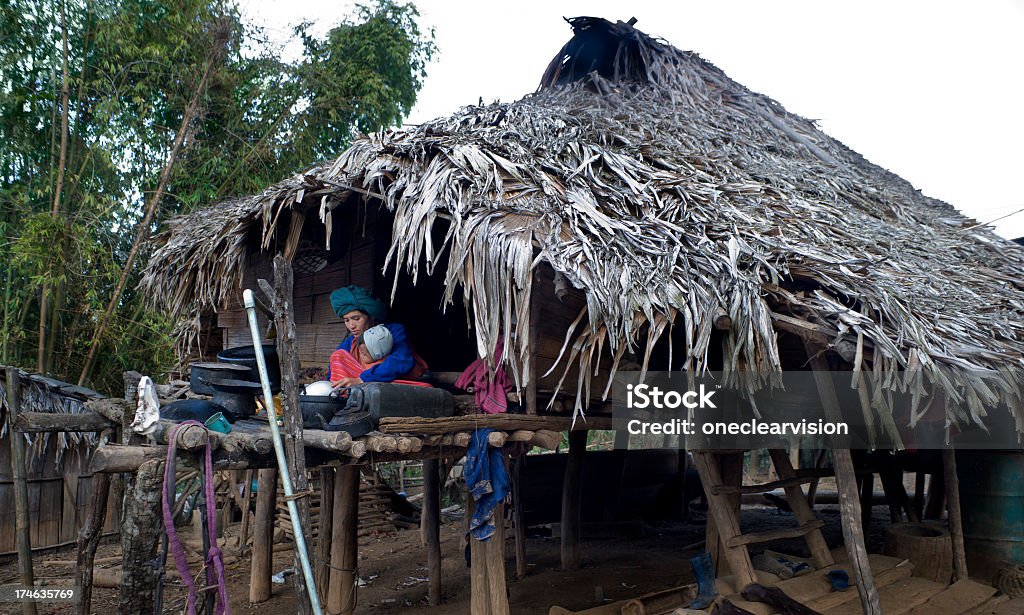 Vivre dans la pauvreté. - Photo de Myanmar libre de droits