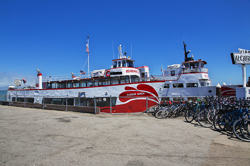 San Francisco, United States - 12 Jul 2017: The marina in San Francisco city, West coast, United States