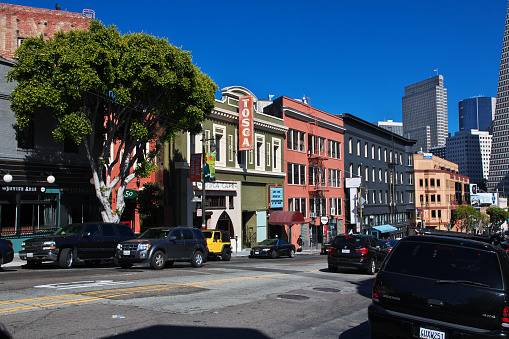 Apartment buildings in San Francisco