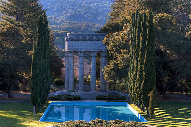 istock Relaxing by the water temple 174636285