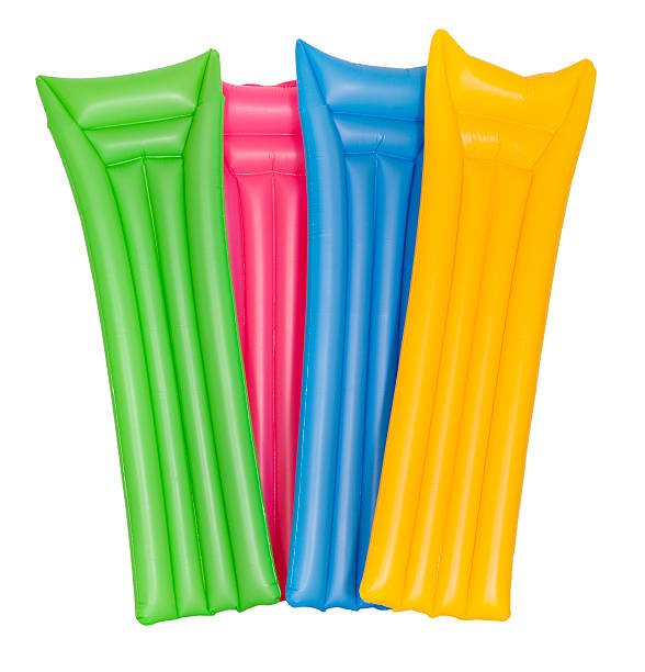 istock Colorful air mattresses in a row 174636403