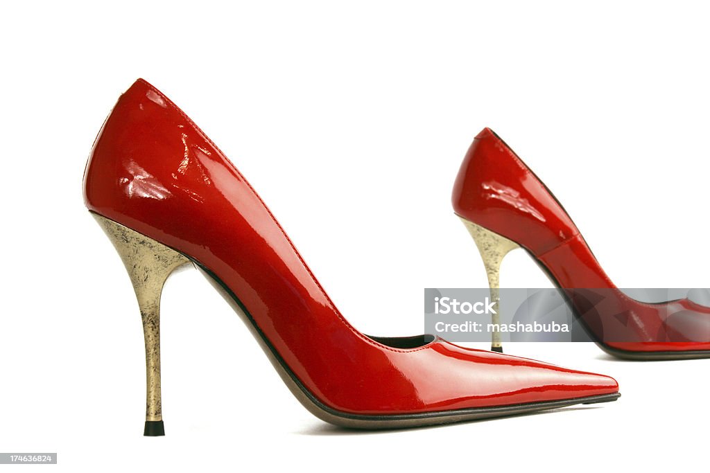 Scarpe rossa - Foto stock royalty-free di Abbigliamento