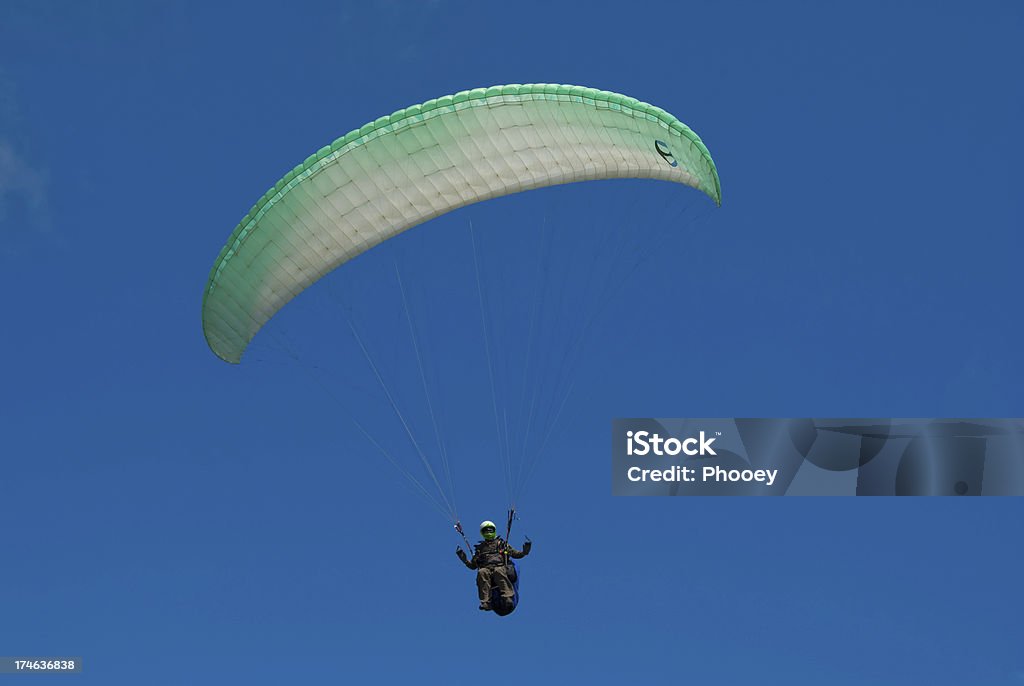 Paragliding Paragliding flying Directing Stock Photo