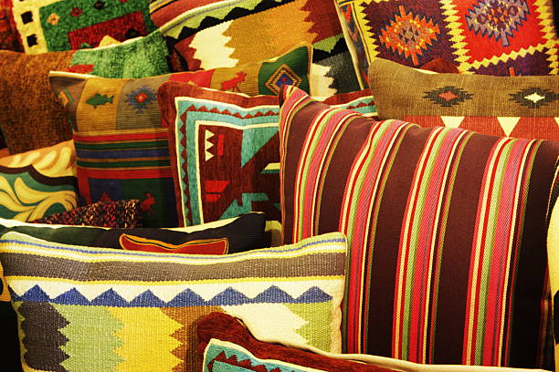 istock Cushion Pillow Furnishings Southwest Decor 174636843