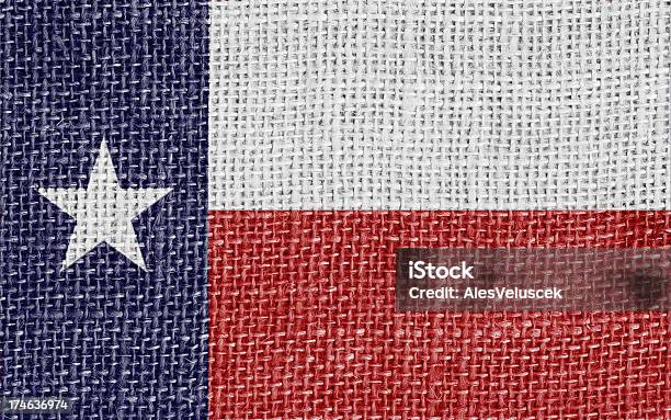 Bandera De Texas Foto de stock y más banco de imágenes de Arpillera - Arpillera, Azul, Bandera