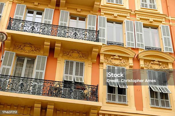 Splendida Facciata - Fotografie stock e altre immagini di Nizza - Nizza, Esterno di un edificio, Appartamento