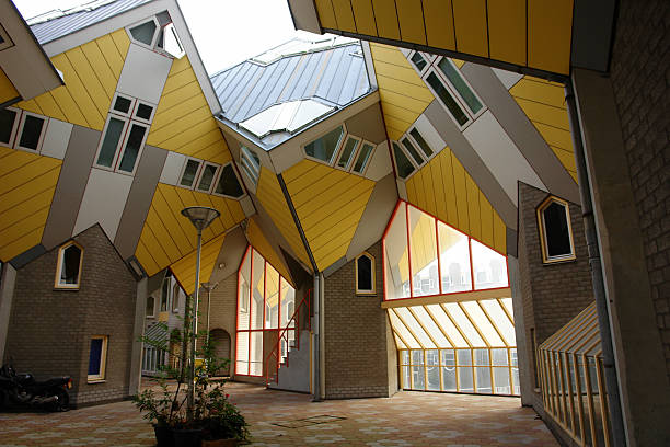 Cubic Houses in Rotterdam stock photo