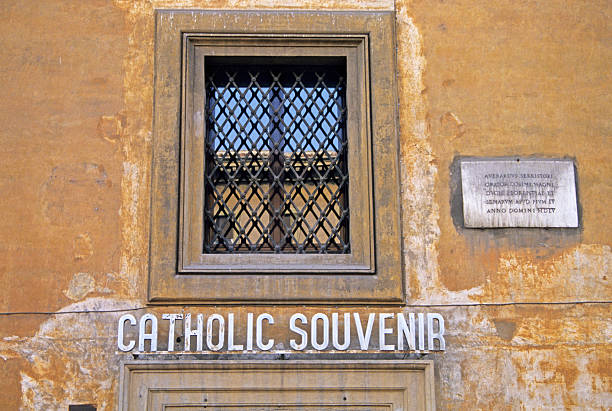 istock Catholic Souvenir Shop in Vatican City 174637254