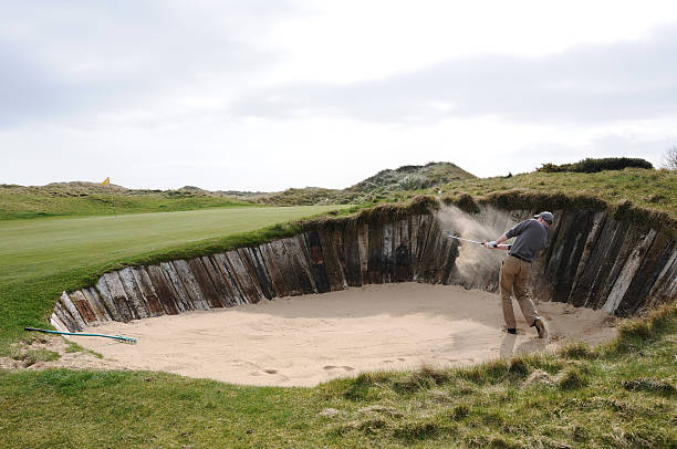 Bunker Shot stock photo
