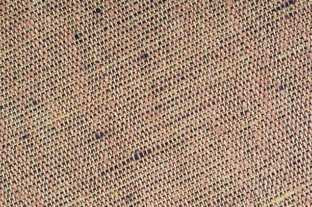 textura de tecido natural - frayed burlap textile part of - fotografias e filmes do acervo