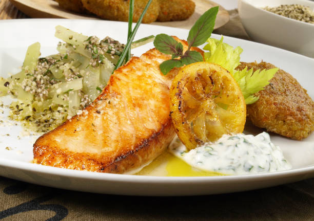 istock Salmon Fillet with Quinoa 1746375072