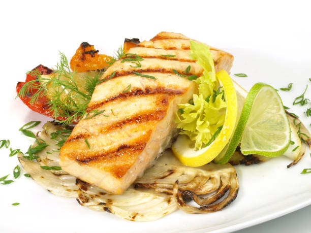 istock Grilled Salmon - Fish Fillet 1746375089