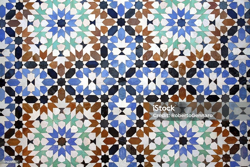 Marokkanische Kacheln - Lizenzfrei Abstrakt Stock-Foto