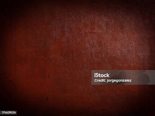 Lederhintergrund Stockfoto und mehr Bilder von Leder - Leder, Rot, Bildhintergrund